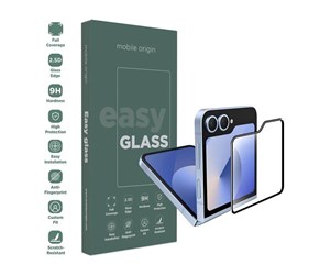 Mobil - Beskyttelsesglass - Mobile Origin EasyGlass for Samsung Galaxy Z Flip6 - FRL-EG-ZFl6