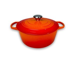 Gryter - Le Creuset - Cocotte rotonda 26 cm 5.3L Orange - 0024147260929