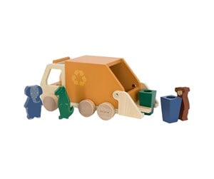 Babyleker - Trixie Wooden Animal Garbage Truck - 36-493