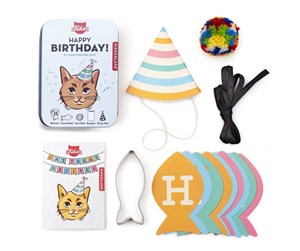 Katt - Kikkerland - Happy Birthday Cat Tin - CAT03