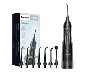 Elektrisk tannbørste - Fairywill Tanntråd Water Flosser FW-5020E (Black) - FW-5020E black