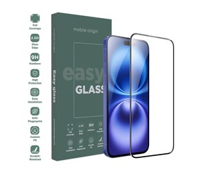 Mobil - Beskyttelsesglass - Mobile Origin EasyGlass for iPhone 15/iPhone 16 - FRL-EG-i16