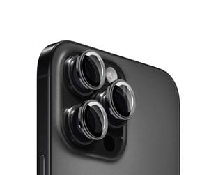 Mobil - Andre tilbehør - Mobile Origin Easy Lens guards black - iPhone 16 - FRL-LSG-i16Pro-BLK