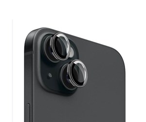 Mobil - Andre tilbehør - Mobile Origin Easy Lens guards black - iPhone 15 - FRL-LSG-i15-BLK