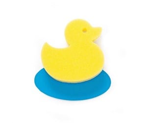 Rengjøring - Kikkerland - Sink Sponge And Holder Duck - CU365