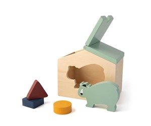 Babyleker - Trixie Wooden House with Blocks - Mr. Polar Bear - 36-187