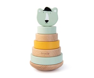 Babyleker - Trixie Wooden Stacking Toys - Mr. Polar Bear 7 parts - 36-152