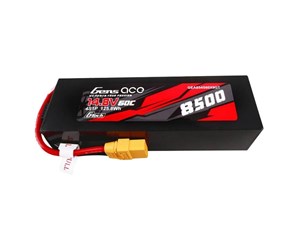 Fjernstyrt - Gens ace &Tattu G-Tech 8500mAh 14.8V 60C 4S1P Lipo Battery Pack PC Material Case with XT90 plug - GEA854S60X9GT