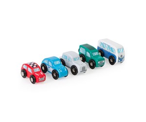 Babyleker - Tidlo Wooden Retro Cars Set of 5 - T0507