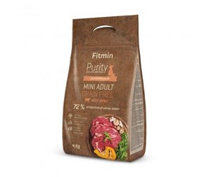 Hund - Fitmin Dog Purity GF Adult Mini Beef 4 kg - VAT011683