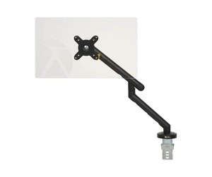 Veggmontering, AV-braketter & AV-møbler - Bakker Elkhuizen Flexible Single mounting kit - adjustable arm with mechanical spring - for Monitor - dark grey 10 kg 17"-35" (for flat screen), 17"-32" (for curved screen) 100 x 100 mm - BNEBFSDG