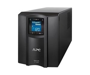 Strømkabel (ekstern) - APC Smart-UPS C - UPS - line interactive IEC C13 outlets tower SmartConnect port AVR graphic LCD - 900 Watt - 1500 VA - SMC1500ICR