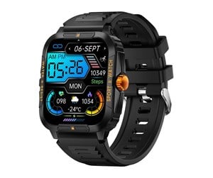 Smartklokke, Smartwatch & Sportsklokke - Colmi P76 smartwatch (black and orange) - P76  Black orange