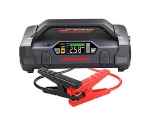 Nødlader - Lokithor Powerbank / Jump starter JA302 2500A 10-150 PSI compressor Nødlader - Svart - JA302