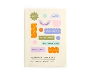 Hobbyartikler - Kikkerland - Planner Stickers - INK14-F