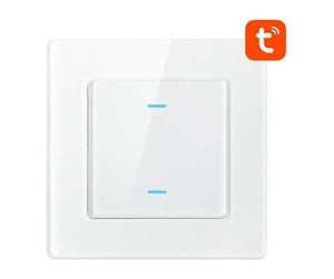 Smarthus - Avatto Smart Light Switch WiFi N-TS10-W2 2 Way TUYA (white) - N-TS10-W2