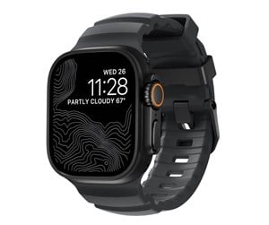 Smartklokke - Tilbehør - Nomad Rocky Point Band for Apple Watch 49/45/44/42mm - Black/Storm - NM014803858