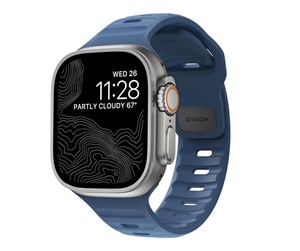 Smartklokke - Tilbehør - Nomad Sport Strap M/L for Apple Watch 49/45/44/42mm - Naval Blue - NM014919858