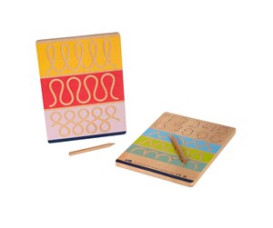 Brettspill & Puslespill - Small Foot - Wooden Writing Board Set for Writing Training - 12560