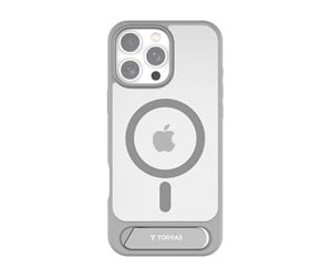 Mobil - Deksel og etui - Torras Pstand Series Case for iPhone 16 Pro Max (gray) - X00FX1944