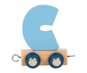 Barnerom - Small Foot - Wooden Letter Train Polar - C - 12573