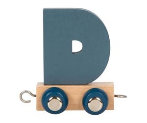 Barnerom - Small Foot - Wooden Letter Train Polar - D - 12574