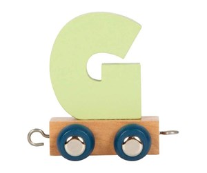 Barnerom - Small Foot - Wooden Letter Train Polar - G - 12577