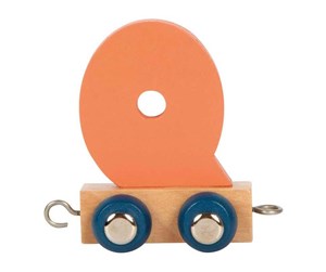 Barnerom - Small Foot - Wooden Letter Train Polar - Q - 12587