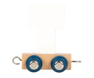 Barnerom - Small Foot - Wooden Letter Train Polar - T - 12590