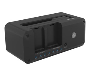 Harddisk - Tilbehør - RaidSonic ICY BOX IB-2924MSCL-C31 - HDD / SSD docking station - clone function - M.2 NVMe Card / SATA 6Gb/s - USB 3.2 (Gen 2) - IB-2924MSCL-C31