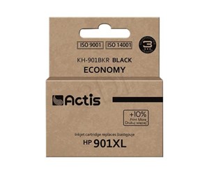 Printertilbehør blekk/toner - Actis KH-901BKR - black - compatible - ink cartridge (alternative for: HP 901XL HP CC654AE) - Blekkpatron Svart - KH-901BKR