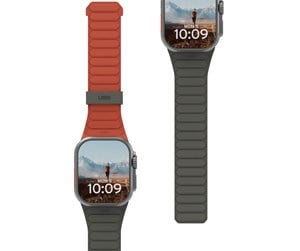 Smartklokke - Tilbehør - UAG Pathfinder Silicone Strap for Apple Watch - Olive/Rust - 44/45/46/49mm - 194161117291