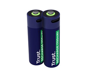 Batteri - Trust 2 x AA USB-C Rechargeable - 25584