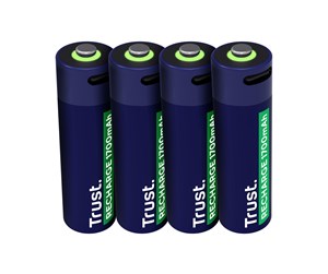 Batteri - Trust 4  x AA USB-C Rechargeable - 25631