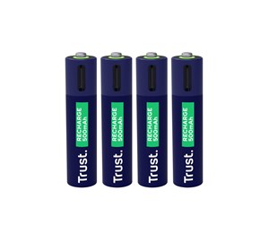 Batteri - Trust 4 x AAA USB-C Rechargeable - 25671