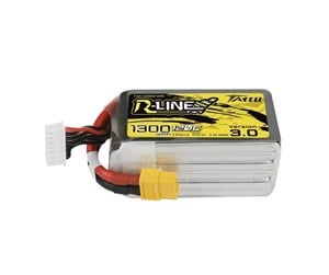 Fjernstyrt - Gens ace &Tattu R-Line Version 3.0 1300mAh 22.2V 120C 6S1P XT60 battery - TAA13006S12X6