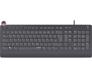 Tastatur - Speed-Link HI-GENIC Antibacterial Gaming Keyboard - Gamingtastatur - US English - Svart - SL-640009-BK-US