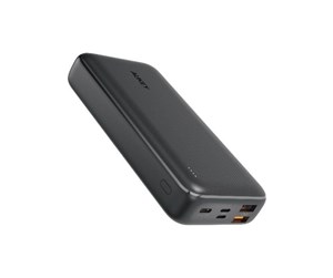 Nødlader - Aukey PB-N74S Power Bank 20000mAh 22.5W QC 3.0 PD 3.0 5xUSB SCP LCD Black Nødlader - Svart - 20000 mAh - PB-N74S