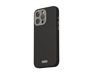 Mobil - Deksel og etui - Moshi Napa for iPhone 15 Pro Max - Midnight Black - 99MO231104