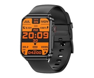 Smartklokke, Smartwatch & Sportsklokke - BlitzWolf BW-HL6 smartwatch (black silicone) - BW-HL6 Black Silicon