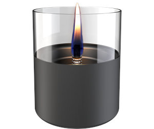 Dekorasjon - Tenderflame Lilly 10 Dark Grey Glass - TF-200017