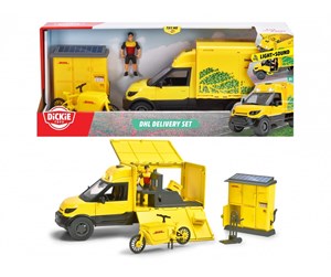 Leketøysbil - Dickie Toys DHL Delivery Set - 203747020