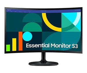 Skjerm - 24" Samsung S24D360GAU - S36GD Series - LED monitor - curved - Full HD (1080p) - 24" - LS24D360GAUXEN