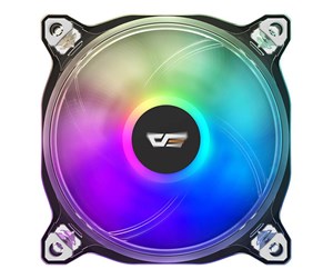 Kabinettvifte - Darkflash CF8 PRO 3in1 Computer fan set - Kabinettvifte - 120mm - Svart - 22 dBA - CF8 PRO 3IN1