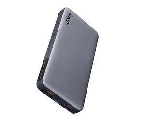 Nødlader - Aukey Powerbank PB-Y41 10000mAh 30W (gray) Nødlader - Grey - 10000 mAh - PB-Y41