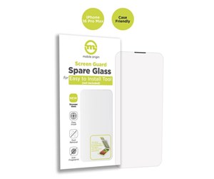 Mobil - Beskyttelsesglass - Mobile Origin Screen Guard Spare Glass Case Friendly - iPhone 16 Pro Max - SGA-SP-i16ProMax