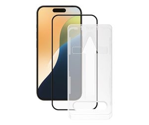 Mobil - Beskyttelsesglass - Vivanco Full screen Protective glass 9H for iPhone 16/15 Plus - 64234