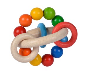 Babyleker - Eichhorn Baby Wooden Gripping Ring 3D - 100017040