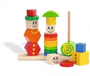 Babyleker - Eichhorn Wooden Stacking Puzzle Figures - 100073422