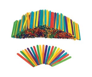 Byggesett - Colorations Colored Wooden Craft Sticks 1000pcs - 1000CS